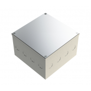 150mm x 150mm x 100mm Galvanised Adaptable Box With Knockouts